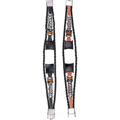 Mayitr Fashion Metal Retro Beaded 46mm Strap For Huawei Honor 5/4 Replacement Wrist Band Replace Smart Watch Strap Accessories