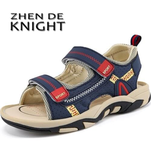 2021 Summer Boys Sandals Kid Sandals Children Shoes Cut-outs Rubber School Shoes Breathable Open Toe Casual Boy Sandal 218
