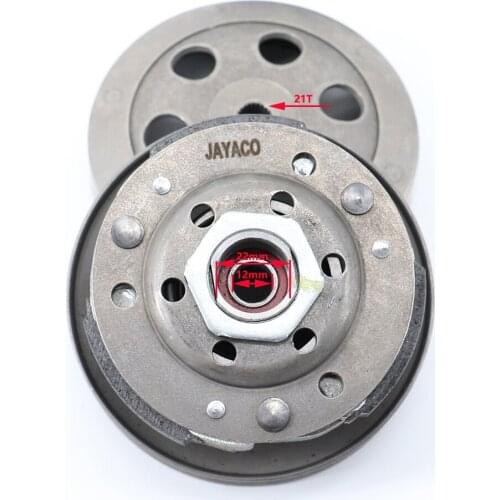21T 12mm 22mm GY6-50 60CC 80CC Motorcycle Scooter Belt Pulley Belt Wheel Driving Driven Wheel Clutch Assembly Spare Parts