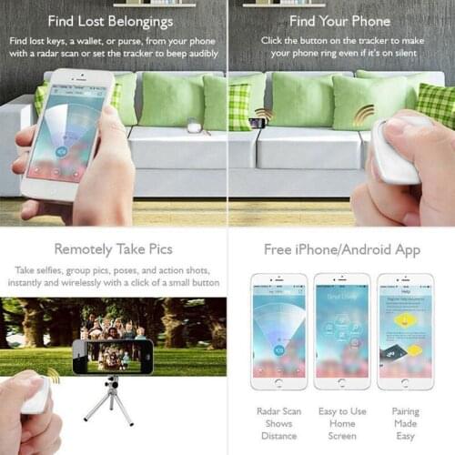 N Smart Wireless Bluetooth 4.0 Tracker Elderly Child Pet Wallet Key Car Bags Suitcase Anti Lost GPS Locator Alarm Finder DOM668