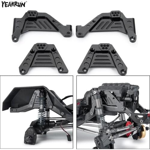 YEAHRUN 4Pcs Metal Front Rear Shock Absorber Mount Damper Towers Mount Set For 1/10 Axial SCX10 III AXI03007 RC Crawler Car