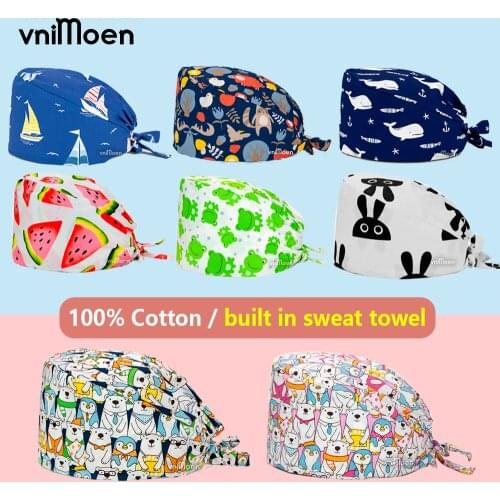 Womens Dentiste chirurgie caps pharmacy nursing cap laboratory pet shop chirurgie enfermera hat clinique hat scrubs women cap