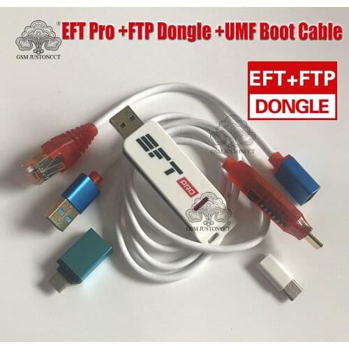 2021 NEW Original EFT Pro 2 Dongle / EFT + FTP Key 2 IN 1 DONGLE + ( UMF ) ALL BOOT CABLE
