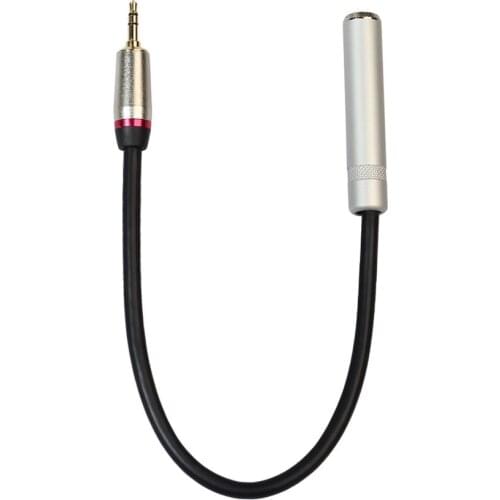 3.5Mm Male To 6.5 Mm Female Adapter 3.5 Plug To 6.35 Jack Stereo Speaker Audio Adapter Converter For Microphones Keyboards