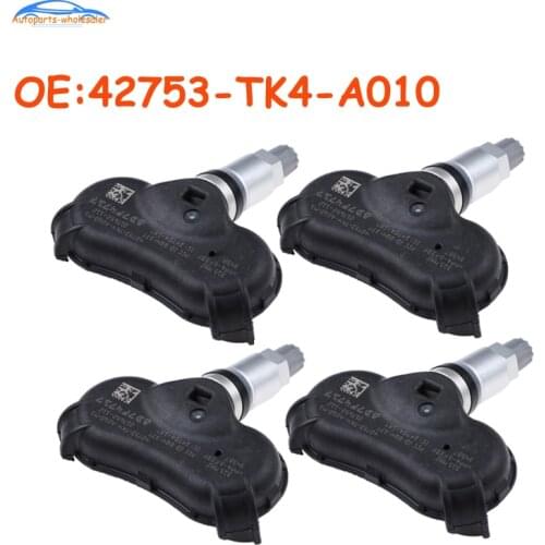 4 pcs/lot Car TPMS Tire Pressure Sensor Monitor 42753-TK4-A010 42753-TK4-A010-M1 42753TK4A010 For Honda Acura CR-Z CSX 315MHZ