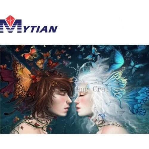 5D DIY Diamond Painting Elf Boys and Elf Girls Mosaic Rhinestones Stickers 3D Full Drill Diamond Embroidery Home Decoration Gift