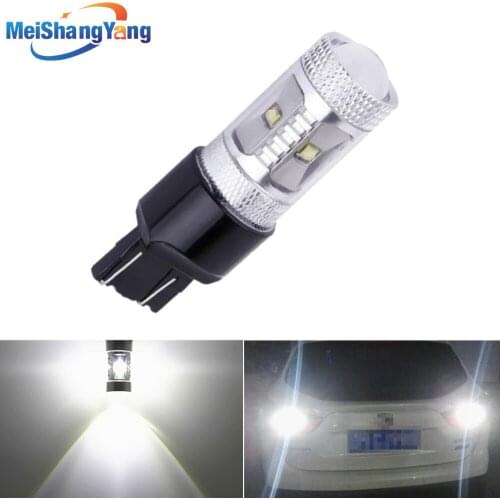 7443 7440 30W Cree Led Chip Lamp car Bulb Auto w21/5w led car bulbs rear brake Lights Car Light Source parking 12V 6000K