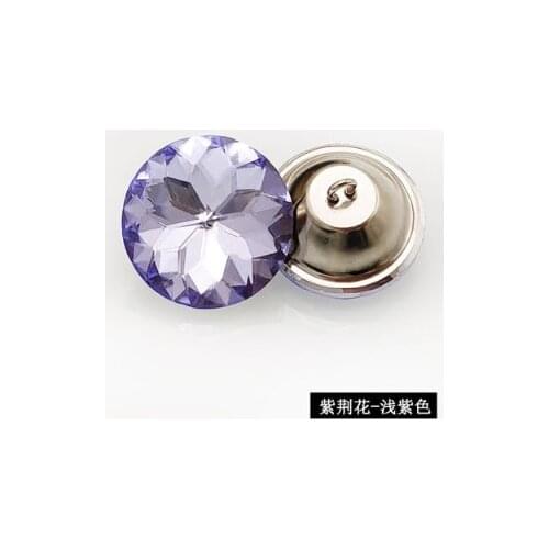 A9 20MM Soft bag crystal button sofa diamond button pull button fixed threading back button flower diamond decorative button