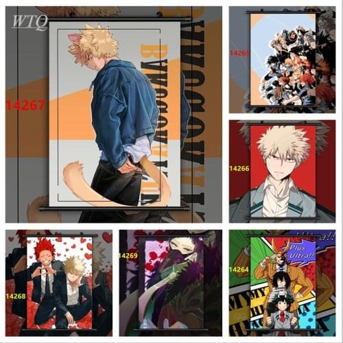 Anime Posters Boku No Hero Academia Katsuki Izuku Eijiro Kai Wall Poste Canvas Painting Wall Decor Wall Art Picture Home Decor