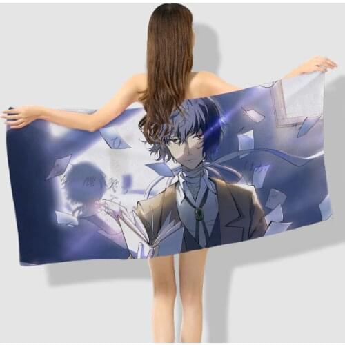 Anime Manga Bungo Stray Dogs Bath Towel Beach Towel 001