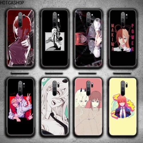 Chainsaw Man Makima Power Phone Case for Redmi 9A 9 8A 7 6 6A Note 10 9 8 8T Pro Max K20 K30 Pro