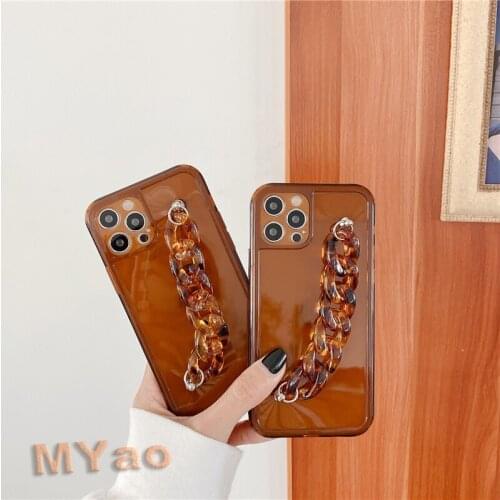 For Moto Motorola One Vision Macro Hyper Action Zoom G Power Stylus Pro Z2 Z3 Z4 Play Edge S Plus Bracelet Chain Phone Case