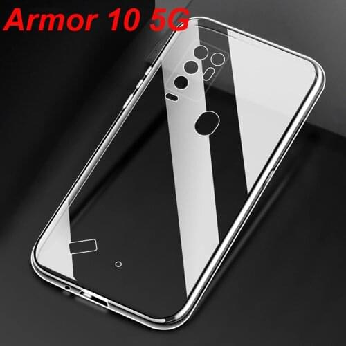 For Ulefone Armor 10 5G Case Silicon Back Cover Soft TPU Matte Phone Protector Shell Ulefone Armor 10 Capa Coque Glass Bumper