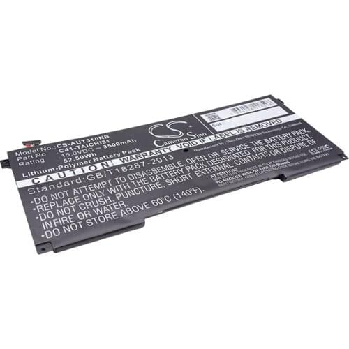CS 3500mAh/52.50Wh battery for Asus Taichi 31,31 DH51,31-CX003H,31-CX020H,NS51T 0B200-00270000,90NB0081-S00030