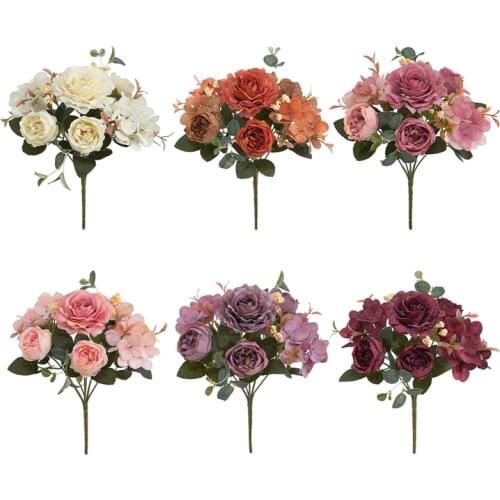 Искусственные пионы FancyQbue China At AliExpress