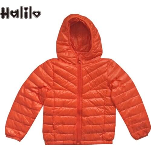 Halilo Girls Winter Jackets Warm Duck Down Kids Outerwear Coats Boys Jackets Toddler Girl Clothing Unisex Boys Girls Snow Wear