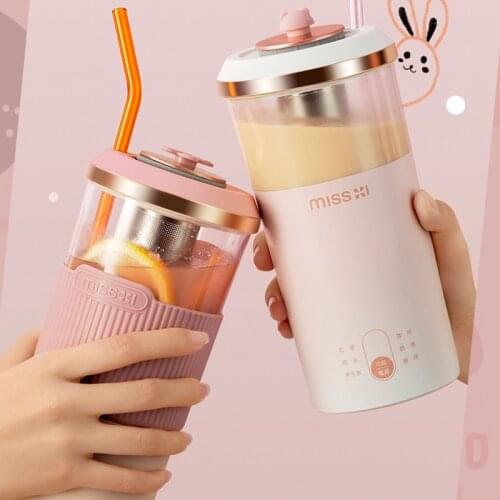 Zk30 6 in 1 Automatic Milk Tea Machine 300ml Electric Coffee Maker Milk Frother Tea Maker DIY Milk Tea Office Boiling Cup 220V