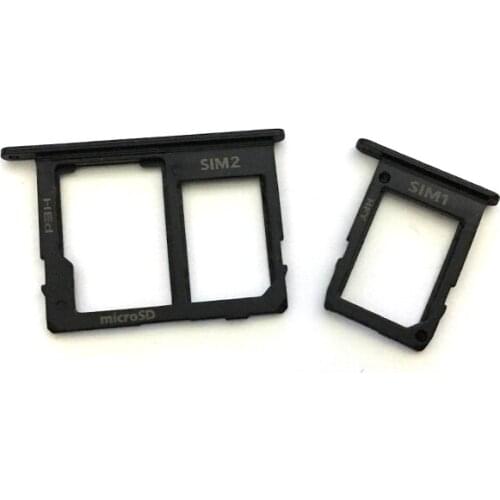 20pcs New Dual Single Sim Tray For Samsung Galaxy J8 2018 J810F J810FD J810DS SIM Card Tray Slot Holder Replacement Part