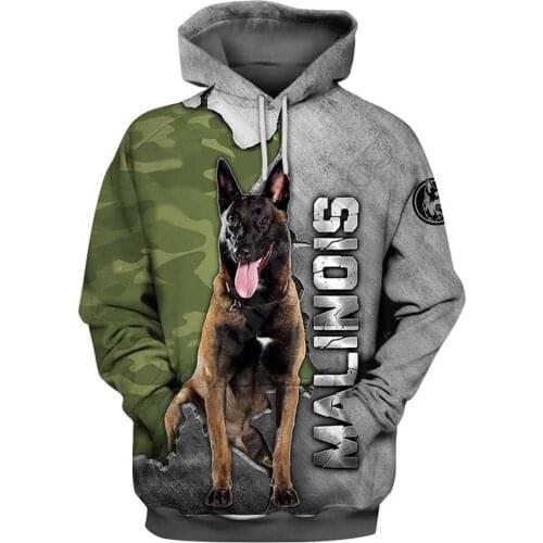 Malinois 3D Hoodies Printed Pullover Men For Women Funny Sweatshirts Fshion Christmas Sweater Drop Shipping 02