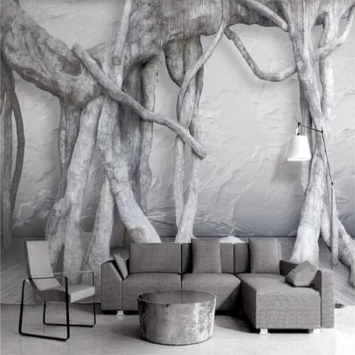 Milofi custom 3D wallpaper mural living room art literature forest 3d three-dimensional wall living room bedroom background wall