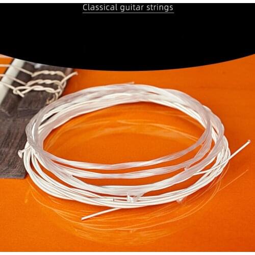 6pcs Guitar Strings Nylon Silver Strings Set for Classical Classic Guitar 1M 1-6 E B G D A E # Hot Selling Guitar Accessories
