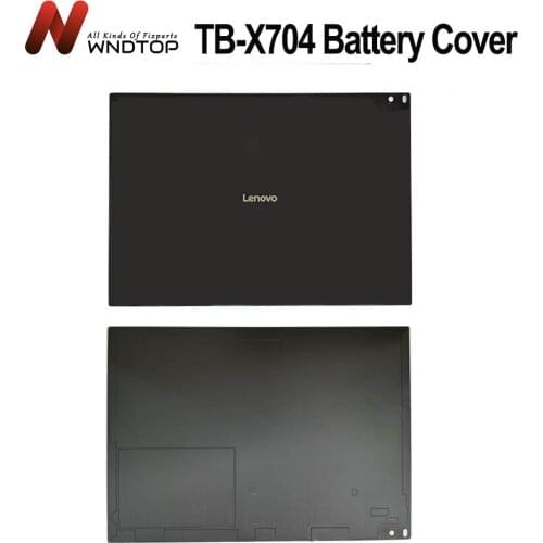 New For Lenovo Tab 4 10 Plus TB-XT704 Back Cover Battery Cover Door Rear Glass TB-X704L TB-X704F Battery Cover Housing Case