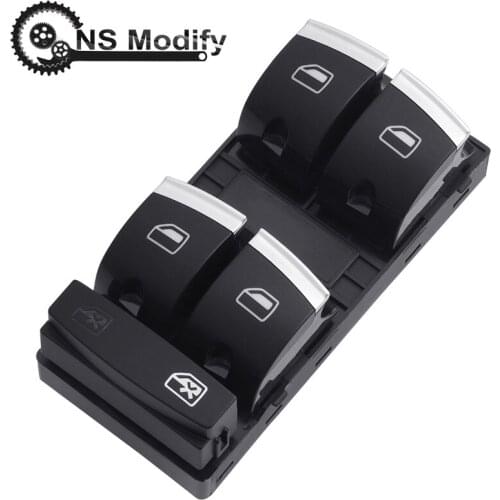 NS Modify New Power Window Control Switch Button Console For Audi Audi A3 S3 A6 S6 RS6 4F2 4FH 4F5 C6 Q7 8P1 8PA Car Parts