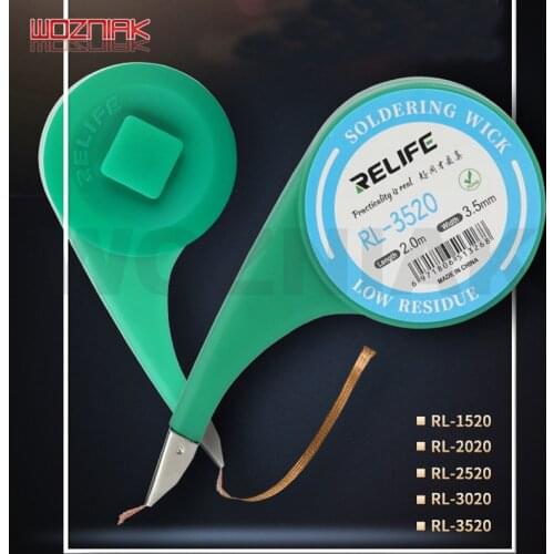 RLLIFE Tin absorbing zone Low residue suction line Tin removal for mobile phone Repair corrosion resistant precision tin wire
