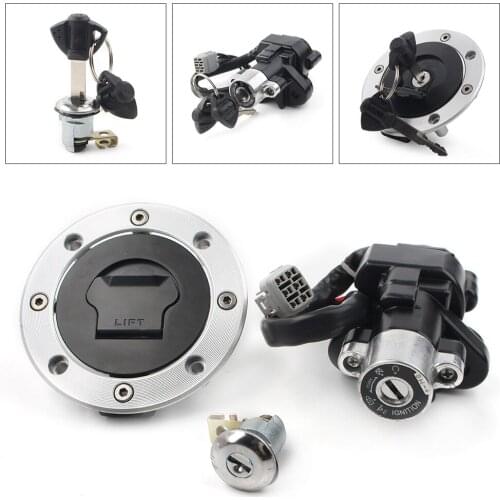 Motorcycle Ignition Switch Fuel Gas Cap Cover Lock Set For Suzuki V-Strom 1000 DL1000 2002 2003 2004 2005 2006 2007 2008 2009