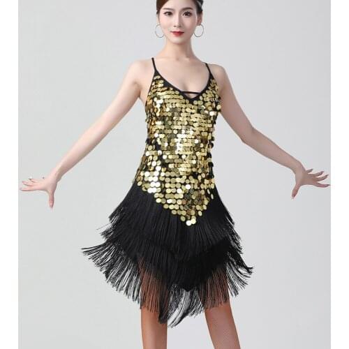 Sexy Shiny V-Neck Sleeveless Back Lace-Up Bodycon Mini Sequin Dress 1920s Flapper Party Fringe Dress Latin Dance Dress Clubwear