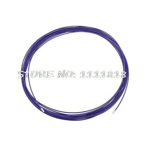 Blue Plastic 3.5mm Dia Electrician Through Wire Cable Pulling Puller 20 Meter