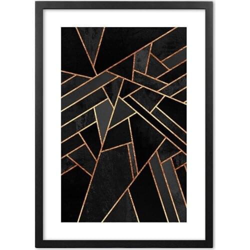 Nordic Modern Light Luxury Geometric Abstract Nordic Art Wall Art Paper Painting Landscape Wall Pictures For Living Room Decor