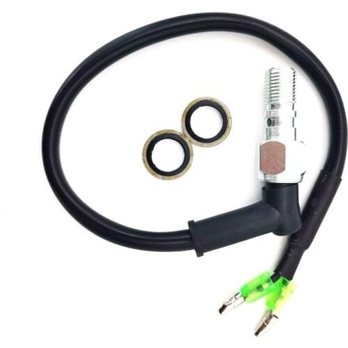 Steel 10mm x1 Pitch Motorcycle Hydraulic Brake Pressure Brake Light Switch Banjo Bolt