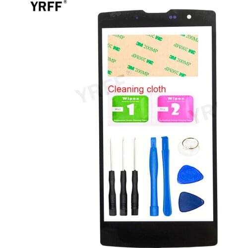 YRFF Mobile Front Panel Glass For LG Magna H500 H520 H500F H502F H501 H502 C90 Front Glass Outer Glass Replacement Cover
