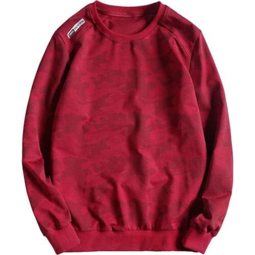 Pius size mens spring autumn loose camouflage sweatshirts bust 150cm 5XL 6XL 7XL 8XL 9XL 10XL long sleeve cotton sweatshirts