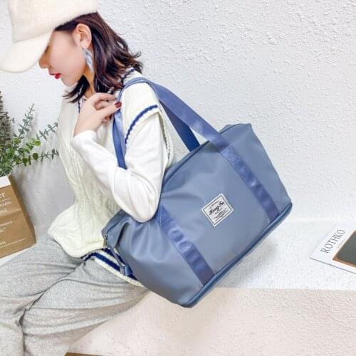 Large-Capacity Double-Layer Travel Bag Dry And Wet Separation Portable Shoulder Bag Womens Bag Leisure Fitness Yoga Bag