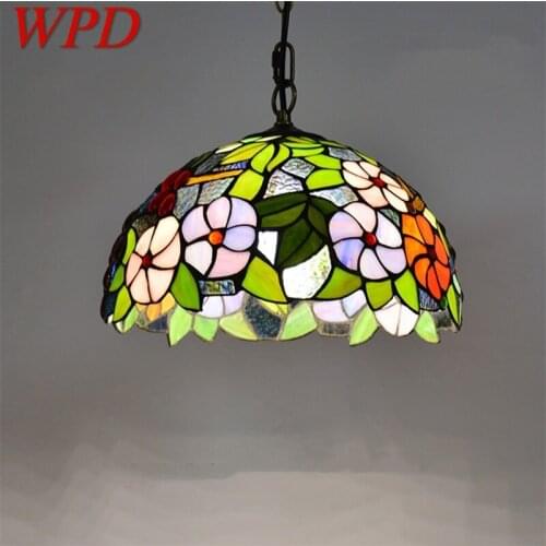 WPD Tiffany Pendant Light Modern LED Lamp Creative Fixtures Decorative For Home Dining Room
