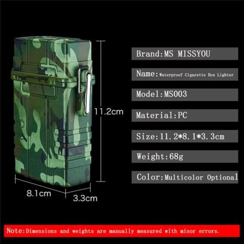 USB Charging Arc Lighter Metal Windproof Waterproof Cigarette Case Small Accessories Camping Mens Gift Cigarette Accessories