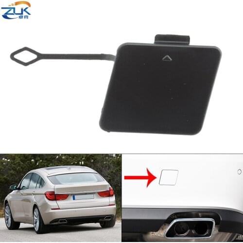 ZUK Rear Towk Hook Cover For BMW 530 535 550 Gran Turismo F07 GT 2010-2013 Unpainted Bumper Towing Eye Lid Case Lid Shell