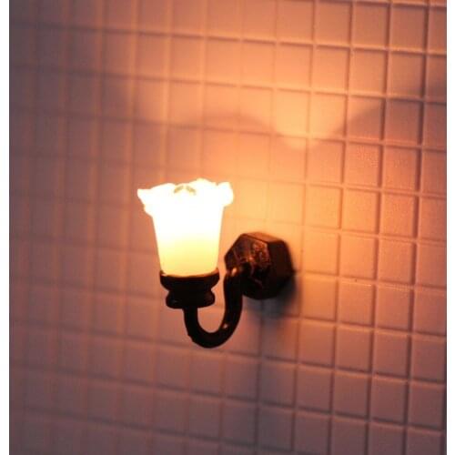 5pcs Model Railway Metal Lamppost Lamps Wall Lights OO HO Scale 6V New LYL036 light bulbs model building kit