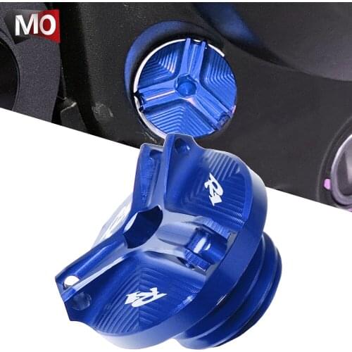 YZF R1 Motorcycle Accessories Engine Oil Filler Cap Plug Cover For Yamaha YZF R1 YZF-R1 LE 1998-2020 2019 2018 2017 2016 r1
