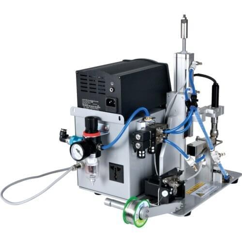 Automatic tin feeding machine constant temperature soldering iron tabletop multi function foot soldering machine