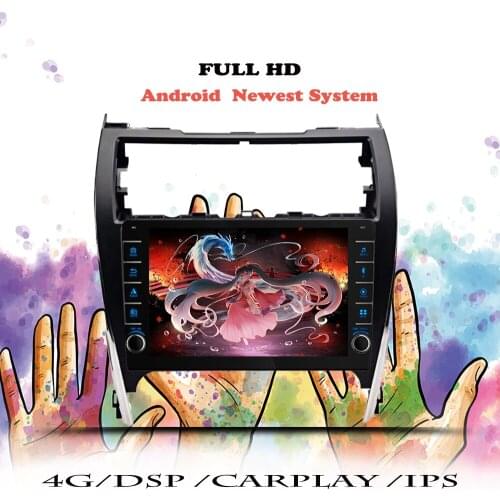 Android 10.0 6G+128G Car Radio Multimedia Player Navigation For Toyota Camry 7 50 55 2012 - 2017 GPS no 2din 2din DVD Head Unit