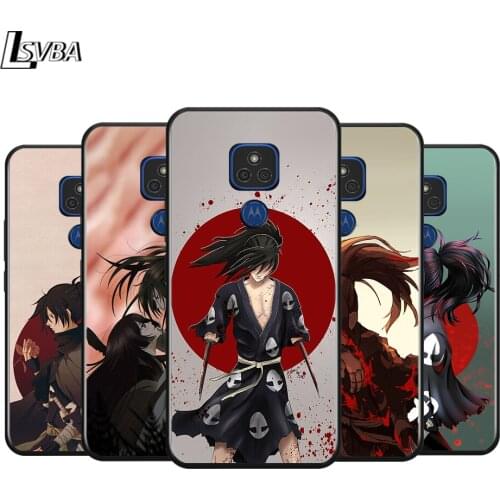 Anime Dororo and mio for Motorola G9 G8 G E7 E6 One Play Marco Hyper Fusion Stylus Power Edge Plus Black Phone Case