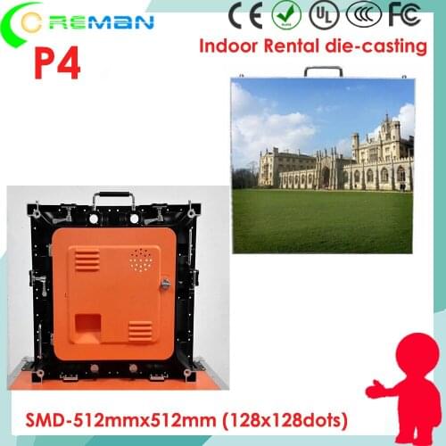 DIY led sign p4 cabinet cheap price , smd 3in1 nationstar led chip good visual led rental video screen wall p3 p2 p1.5 p1