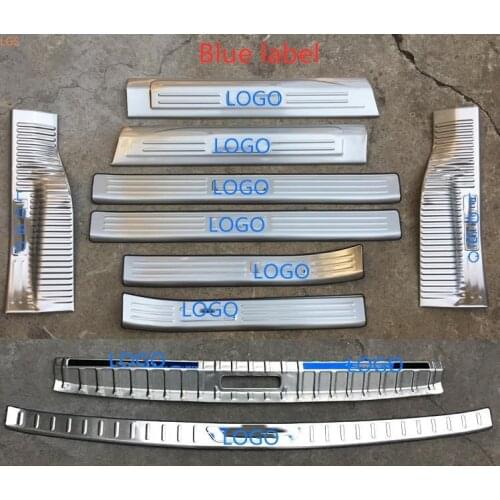 For Citroen C5 AIRCROSS 2017-2020 stainless steel Threshold bar Trunk guard threshold Shield Anti-scratch Car styling