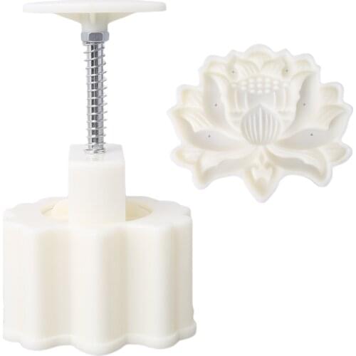 Cookie Cutter Mooncake Mould Moon Cake Mold Set with Auspicious Meaning Bath Bombs DIY Festival Decoration Hand Cutter