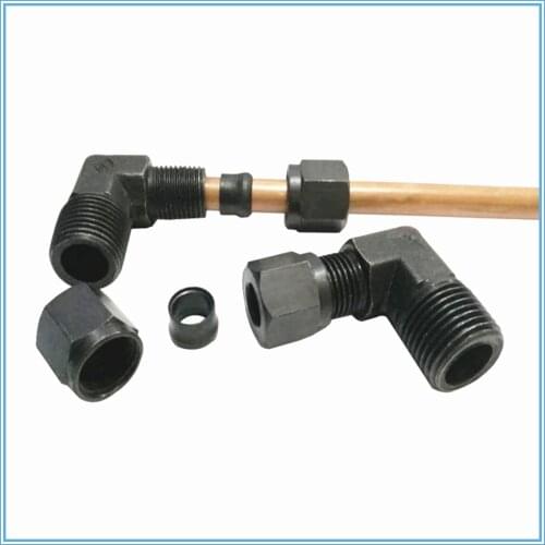 High pressure tubing transition joint hydraulic carbon steel card sleeve pipe joint M10*1 M12*1.5 M14*1.5 M16*1.5 M18*1.5