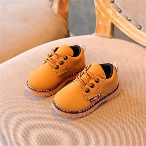 ICCLEK Leather Boots For Girls