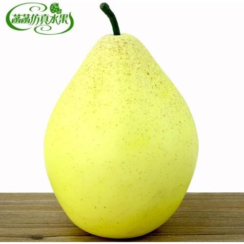 Simulate Big Pear Fake Pear Simulation Fruit Bubble Fake Pear Big Fruit Model Sample Show Photography Props Ornaments